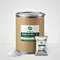 X-HUMATE Kinetin 98% TC plant growth regulator packaging, featuring a 20kg cardboard drum, 1kg aluminum foil bag, and white crystalline powder raw material.